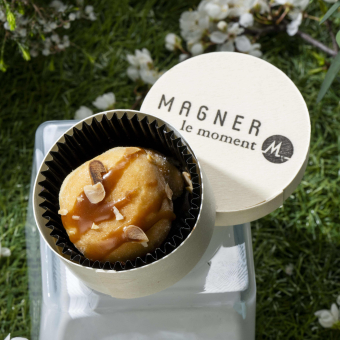 Beignet sauce caramel