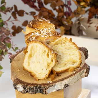 Brioche feuilletée au sucre