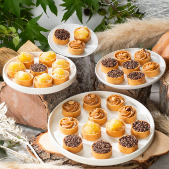 Assortiment de 30 mini tartes assorties 