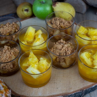 Coffret de 4 desserts fruités - Automne