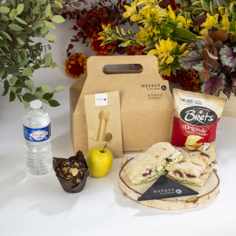 Lunch box sandwich viande