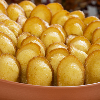 24 mini madeleines sucrées 