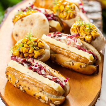 8 mini sandwichs végétariens 