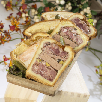 Duo de pâtés en croûte 800g
