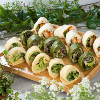 18 wraps végétariens 