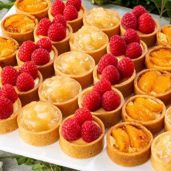 Assortiment de 20 mini tartes assorties