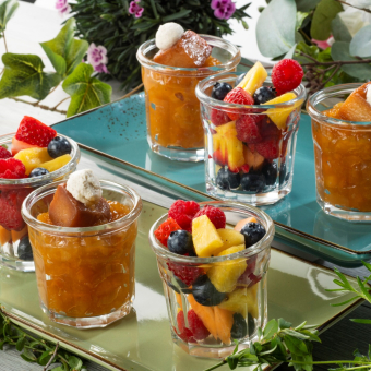 Coffret de 4 desserts fruités 