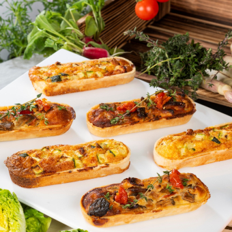6 quiches individuelles 