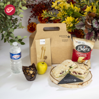 Lunch box sandwich viande
