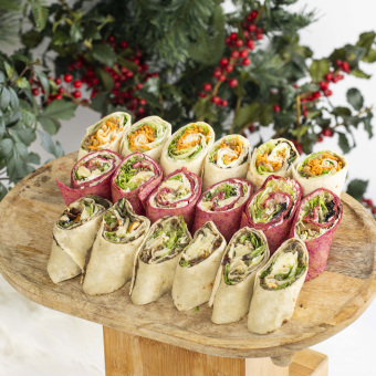 18 wraps végétariens 