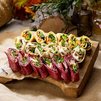 18 wraps végétariens 