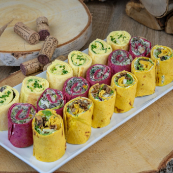 18 wraps végétariens 