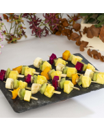 15 brochettes de fruits de saison
