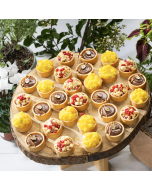 Assortiment de 30 mini tartes assorties 