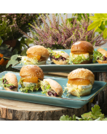 8 mini sandwichs végétariens 