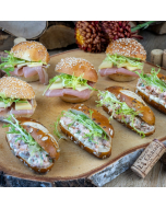 8 mini sandwichs de saison 